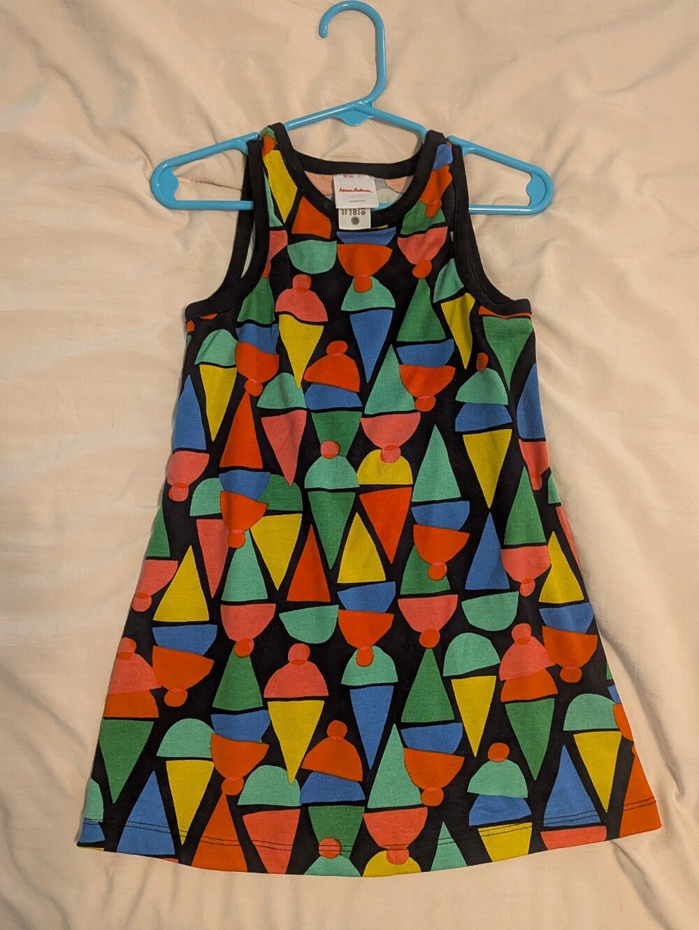 Hanna Andersson 3t Swing Dress - Multicolor Ice Cream Pattern